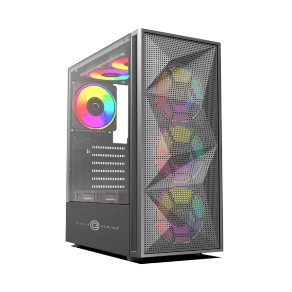 Elegantor M1 Mid-Tower Case Gaming Cabinet - Black
