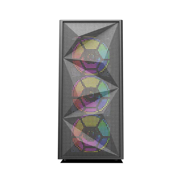 Elegantor M1 Mid-Tower Case Gaming Cabinet - Black - Image 2