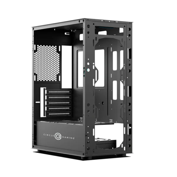 Elegantor M1 Mid-Tower Case Gaming Cabinet - Black - Image 3