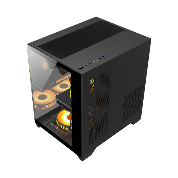 Ant Esports Z2 Mid-Tower Computer Case/Gaming Cabinet – Black