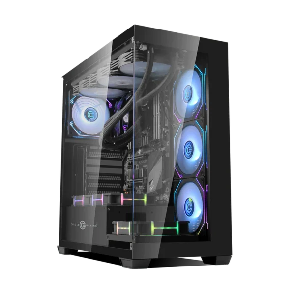 Defender ZX1 Mid- Tower Computer Case Gaming Cabinet - Black