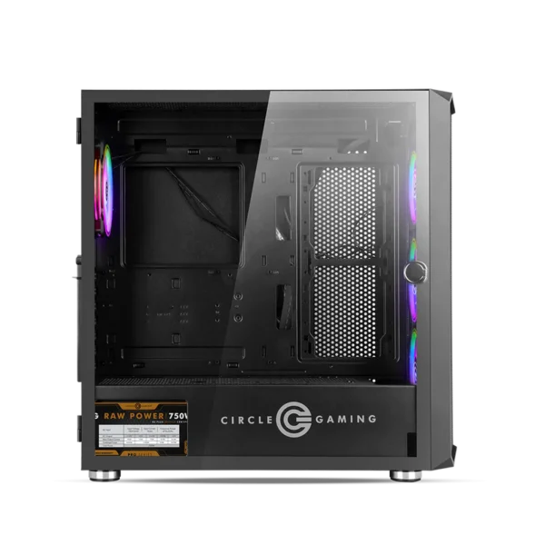 Stealth B1 ARGB Mid-Tower Computer Case Gaming Cabinet - Sleek Design with Enhanced Cooling - Image 2