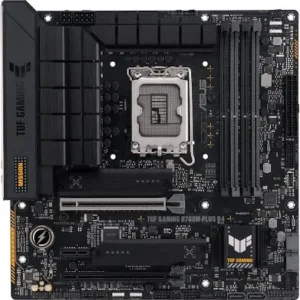 Asus TUF B760M Plus RGB WIFI Intel mATX 4DDR5 Gaming Motherboard ( Black )
